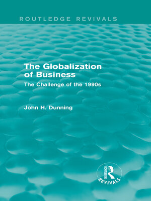 cover image of The Globalization of Business (Routledge Revivals)